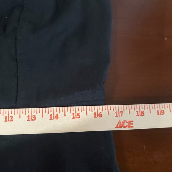 Old Navy NWT Womens Linen Blend Mini Cami Dress Size LP Black Pockets Minimalist - Picture 11 of 13